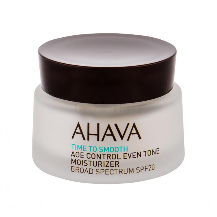 AHAVA Time To Smooth Age Control Even Tone Moisturizer SPF20 Nappali arckrém nőknek 50 ml teszter