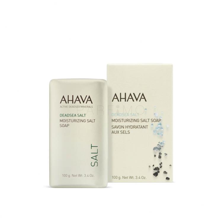 AHAVA Deadsea Salt Moisturizing Salt Soap Szilárd szappan nőknek 100 g