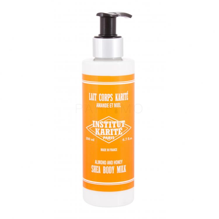 Institut Karité Shea Body Milk Almond &amp; Honey Testápoló tej nőknek 200 ml