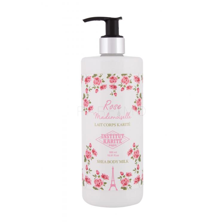 Institut Karité Shea Body Milk Rose Mademoiselle Testápoló tej nőknek 500 ml