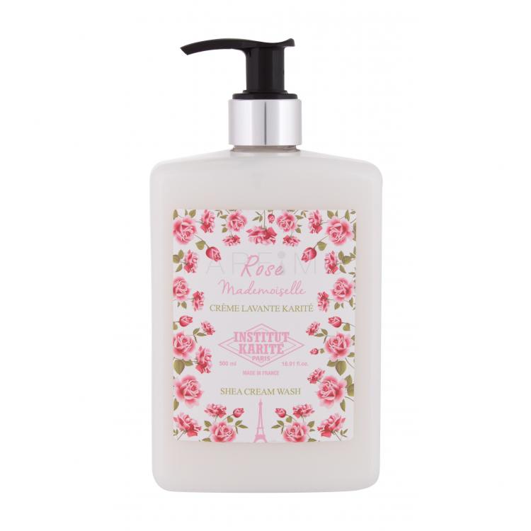 Institut Karité Shea Cream Wash Rose Mademoiselle Krémtusfürdő nőknek 500 ml