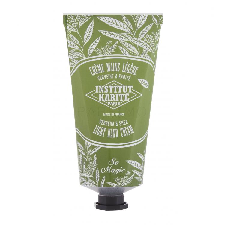 Institut Karité Light Hand Cream Verbena &amp; Shea Kézkrém nőknek 75 ml