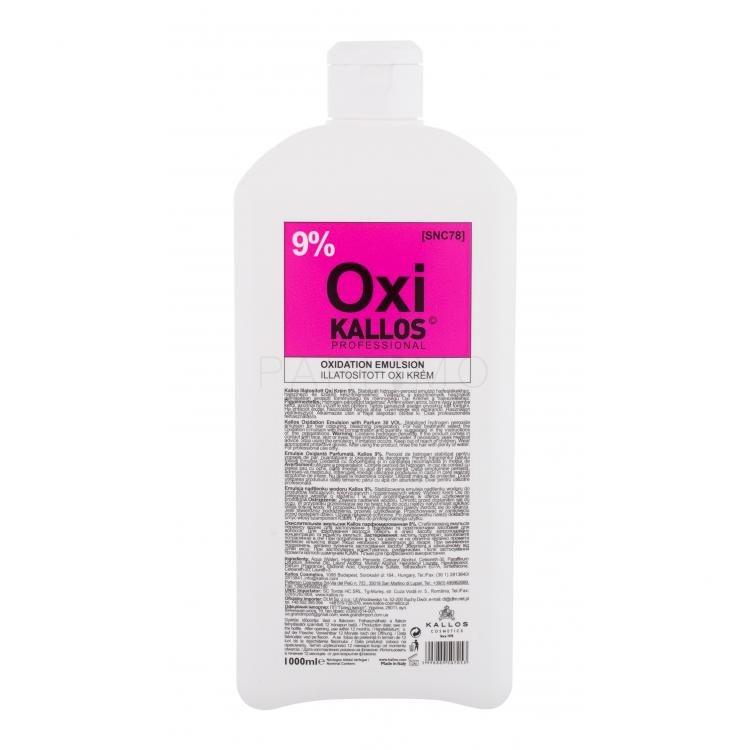 Kallos Cosmetics Oxi 9% Hajfesték nőknek 1000 ml