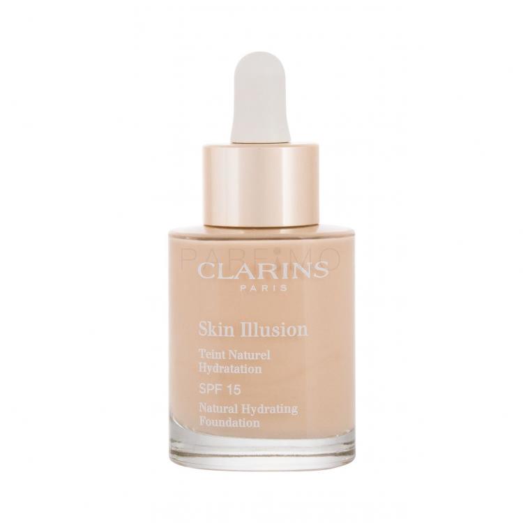 Clarins Skin Illusion Natural Hydrating SPF15 Alapozó nőknek 30 ml Változat 100,5 Cream