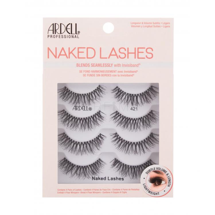 Ardell Naked Lashes 421 Műszempilla nőknek 4 db Változat Black