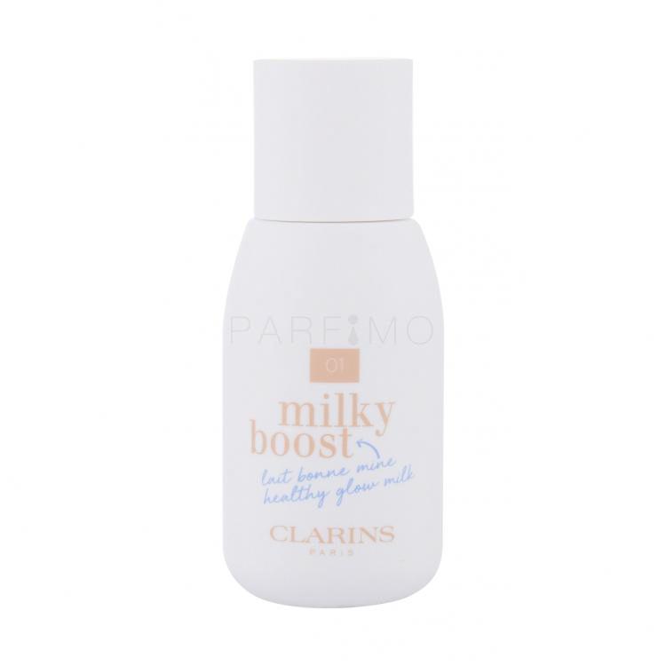 Clarins Milky Boost Alapozó nőknek 50 ml Változat 01 Milky Cream