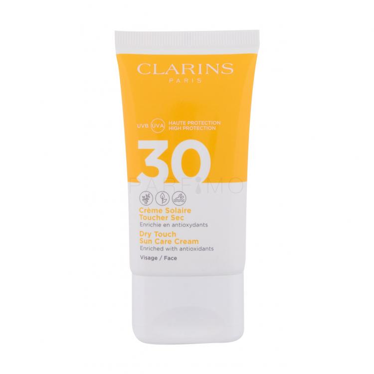 Clarins Sun Care Dry Touch SPF30 Fényvédő készítmény arcra nőknek 50 ml