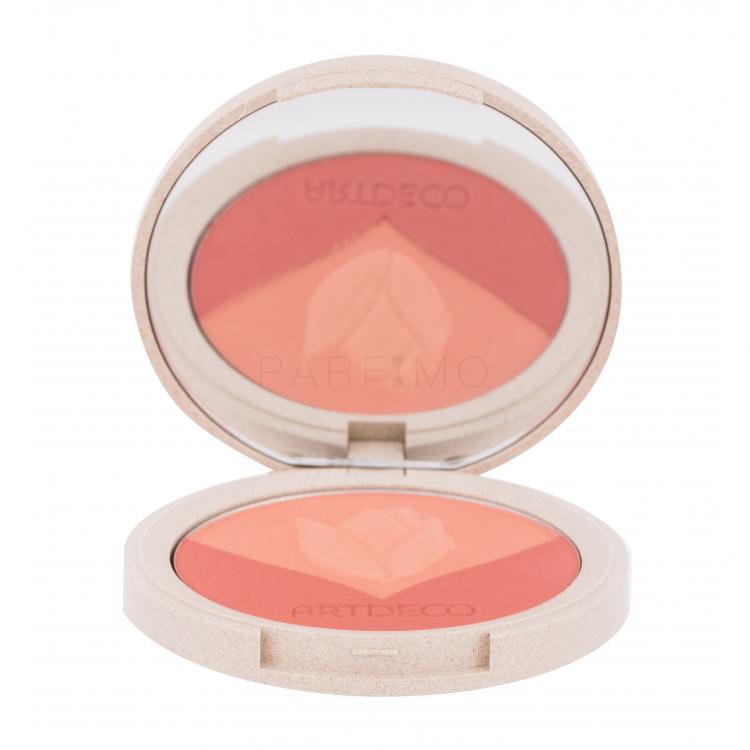 Artdeco Green Couture Natural Trio Blush Pirosító nőknek 9 g Változat 3 Peach Perfect