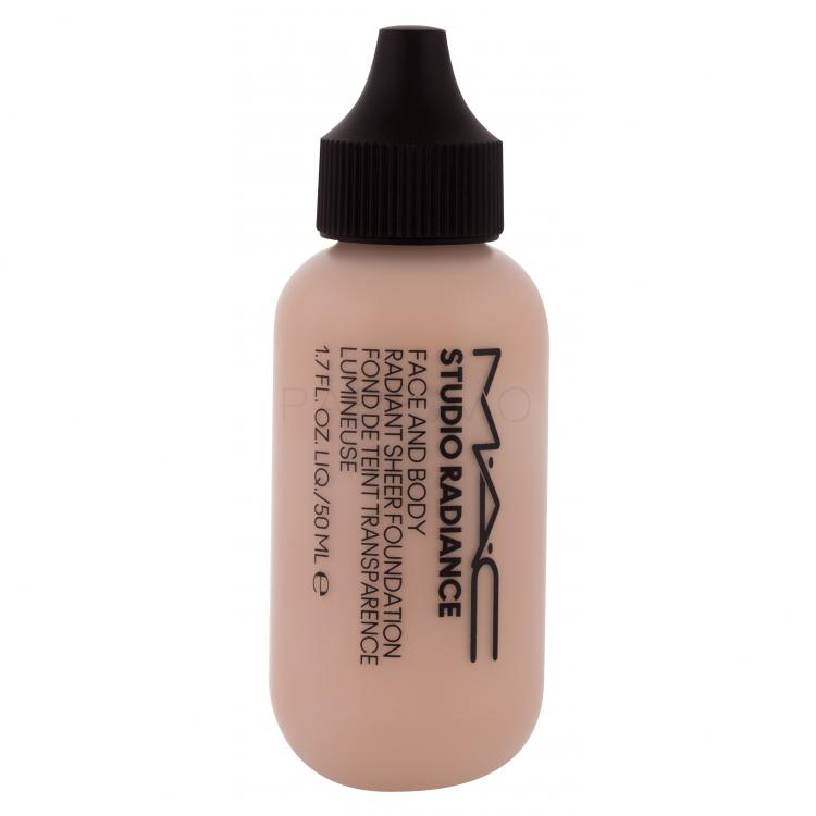 MAC Studio Radiance Face And Body Radiant Sheer Foundation Alapozó nőknek 50 ml Változat N3