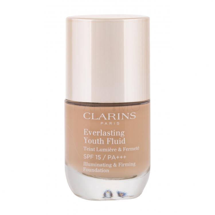 Clarins Everlasting Youth Fluid SPF15 Alapozó nőknek 30 ml Változat 108.5 Cashew