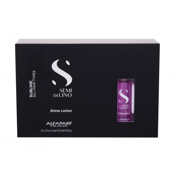 ALFAPARF MILANO Semi Di Lino Sublime Shine Lotion Hajfénynövelő nőknek 12x13 ml