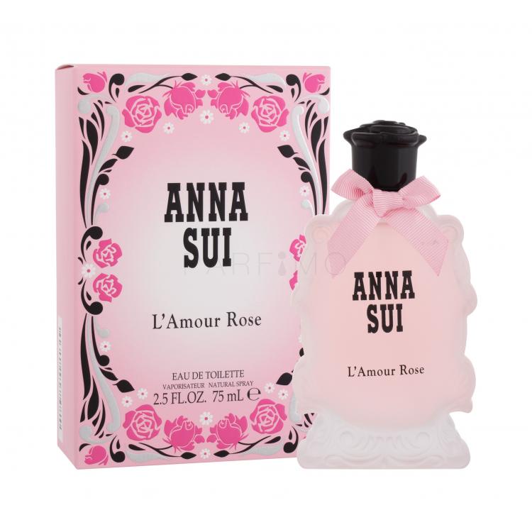 Anna Sui L’Amour Rose Eau de Toilette nőknek 75 ml