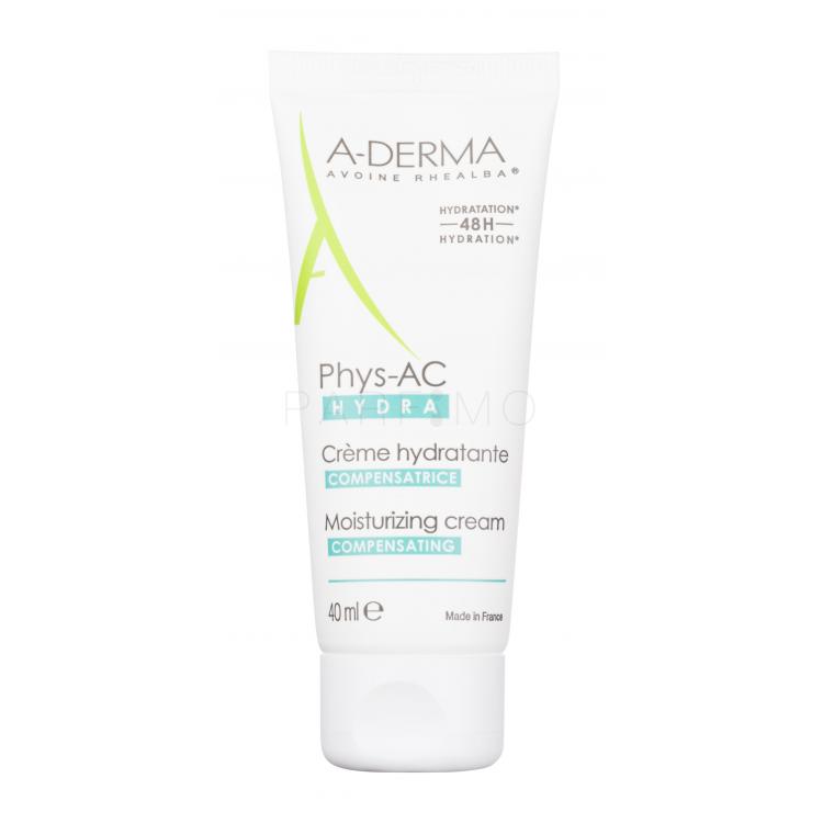 A-Derma Phys-AC Hydra Compensating Moisturizing Cream Nappali arckrém nőknek 40 ml