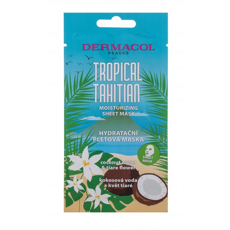 Dermacol Tropical Tahitian Moisturizing Arcmaszk nőknek 1 db