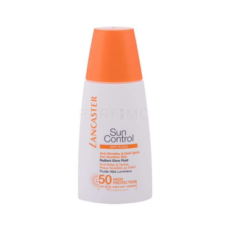 Lancaster Sun Control Anti-Aging Radiant Glow Fluid SPF50 Fényvédő készítmény arcra 30 ml