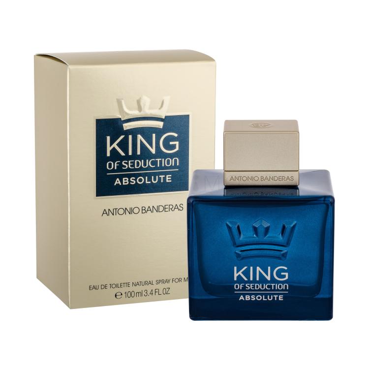 Banderas King of Seduction Absolute Eau de Toilette férfiaknak 100 ml sérült doboz