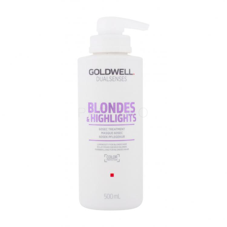 Goldwell Dualsenses Blondes &amp; Highlights 60 Sec Treatment Hajpakolás nőknek 500 ml