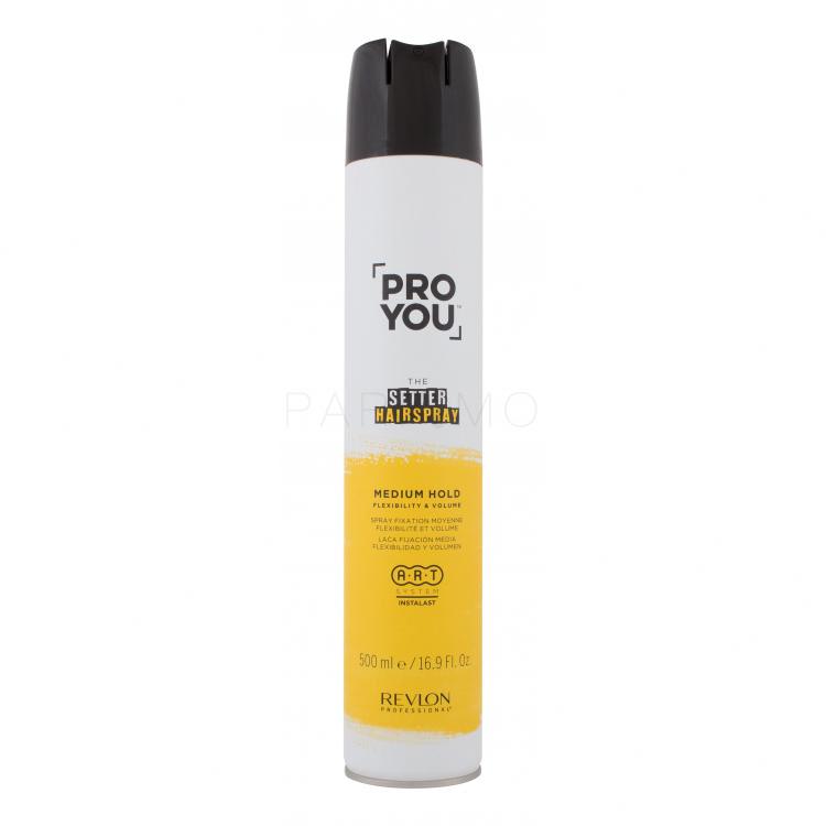 Revlon Professional ProYou The Setter Hairspray Medium Hold Hajlakk nőknek 500 ml