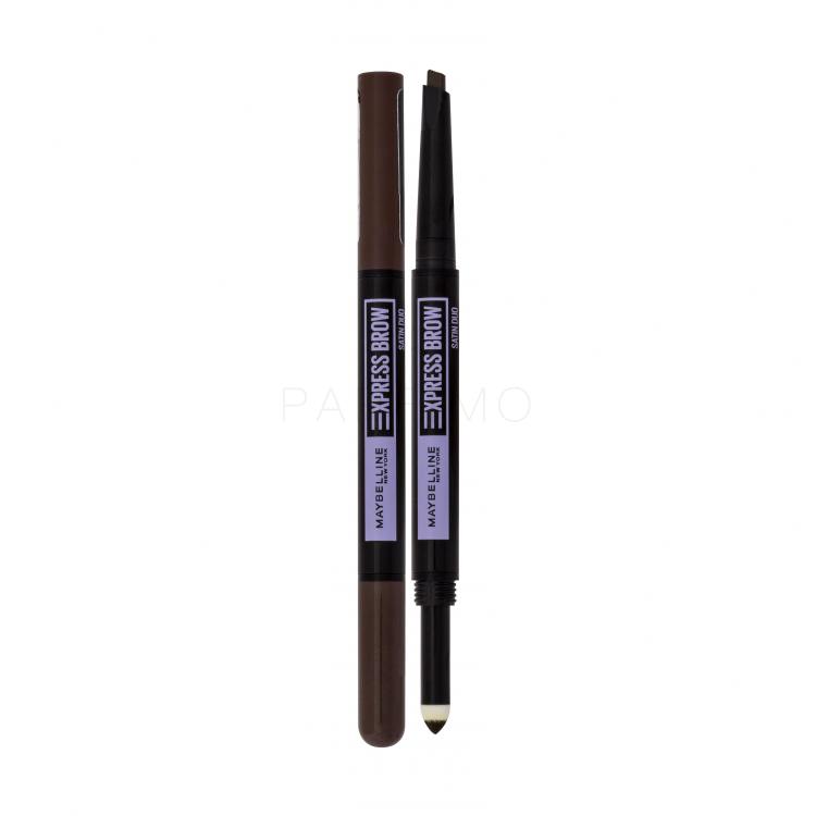 Maybelline Express Brow Satin Duo Szemöldökceruza nőknek 0,71 g Változat Dark Brown