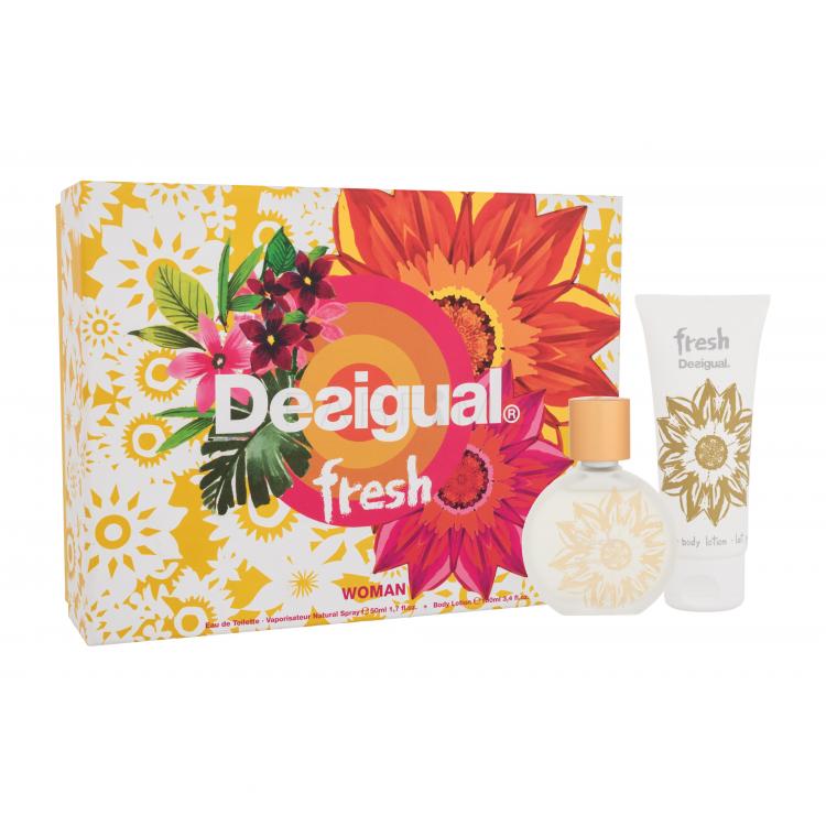 Desigual Fresh Ajándékcsomagok Eau de Toilette 50 ml + testápoló tej 100 ml