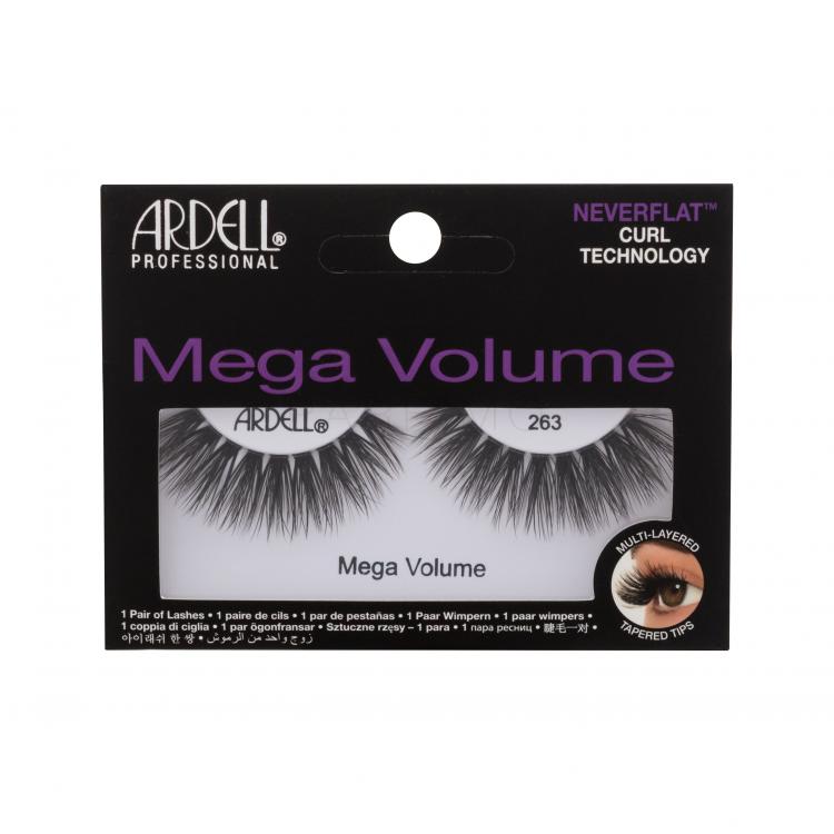 Ardell Mega Volume 263 Műszempilla nőknek 1 db Változat Black