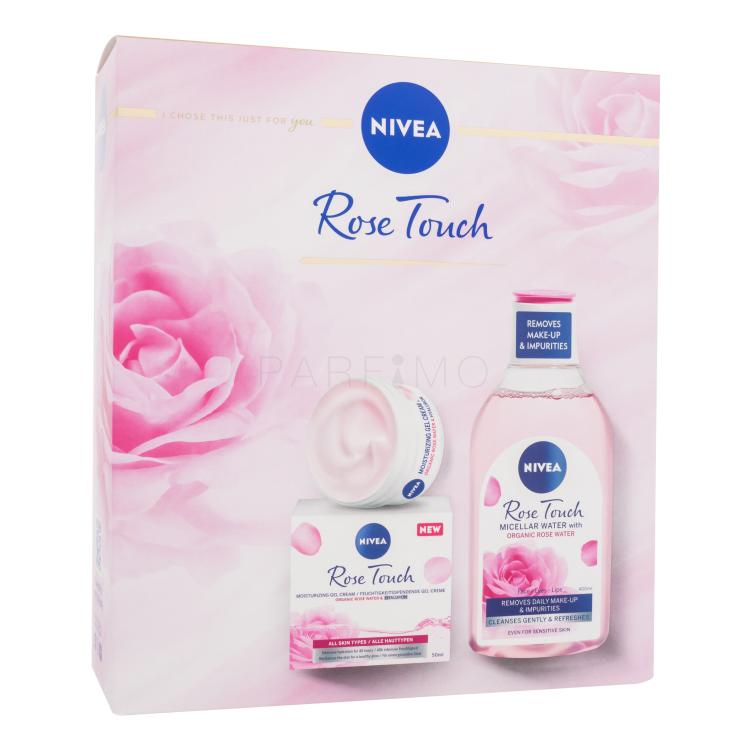 Nivea Rose Touch Ajándékcsomagok Rose Touch nappali gélkrém arcra 50 ml + Rose Touch micellás víz 400 ml