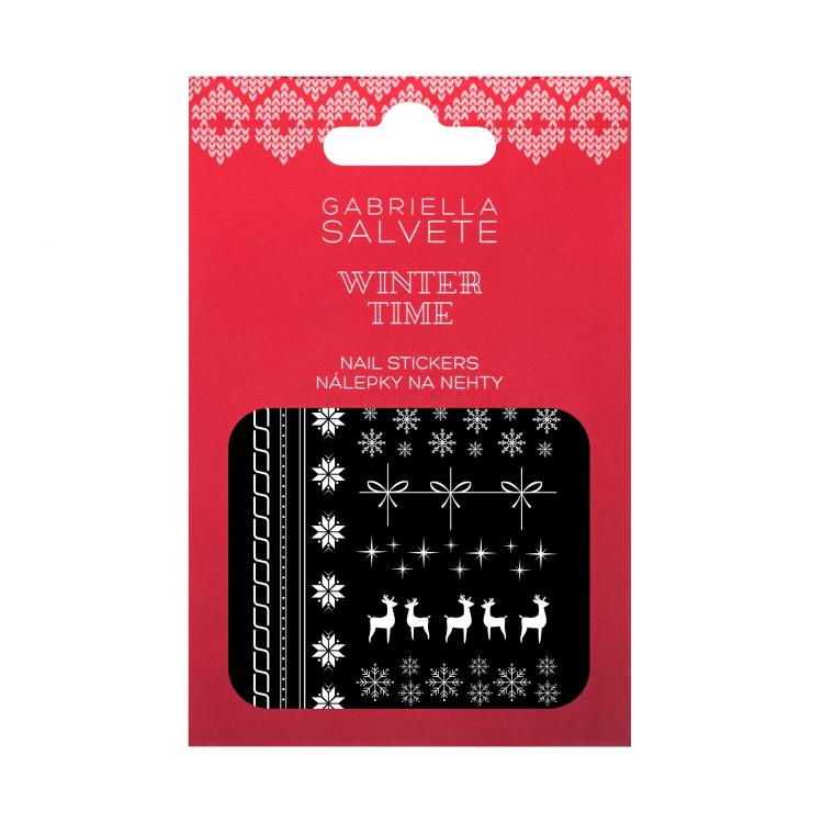 Gabriella Salvete Winter Time Nail Art Stickers Körömdísz nőknek 1 csomag