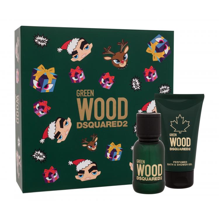 Dsquared2 Green Wood Ajándékcsomagok Eau de Toilette 30 ml + tusfürdő 50 ml