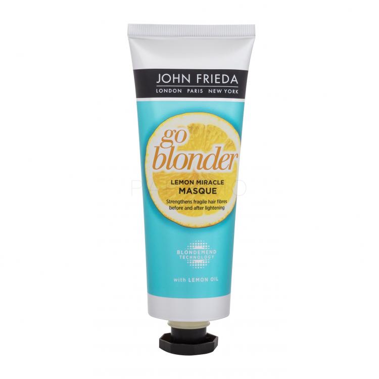 John Frieda Sheer Blonde Go Blonder Lemon Miracle Masque Hajpakolás nőknek 100 ml