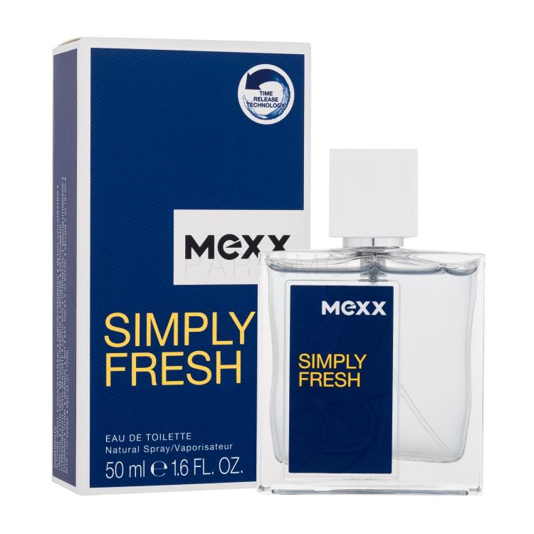 Mexx Simply Fresh Eau de Toilette férfiaknak 50 ml