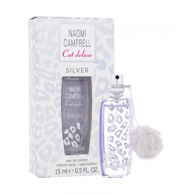 Naomi Campbell Cat Deluxe Silver Eau de Toilette nőknek 15 ml