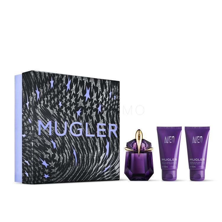 Mugler Alien SET1 Ajándékcsomagok Eau de Parfum 30 ml + tusfürdő 50 ml + testápoló tej 50 ml