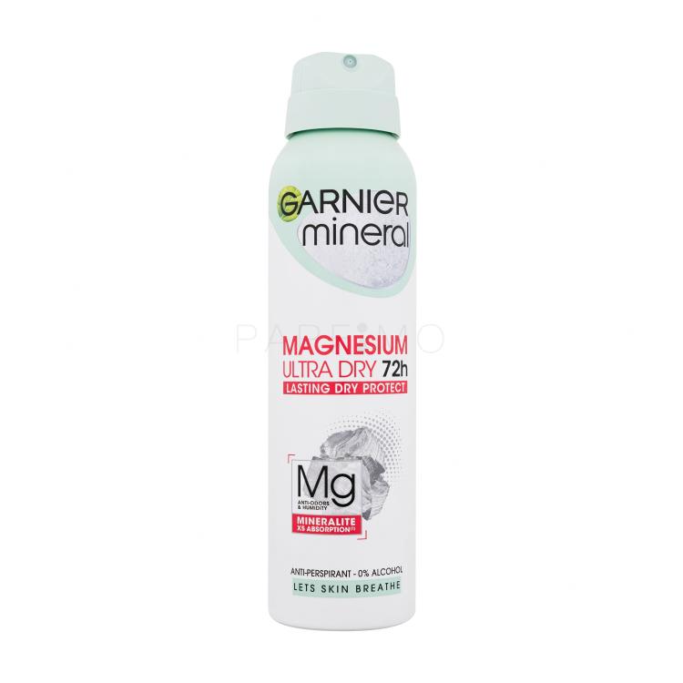 Garnier Mineral Magnesium Ultra Dry 72h Izzadásgátló nőknek 150 ml