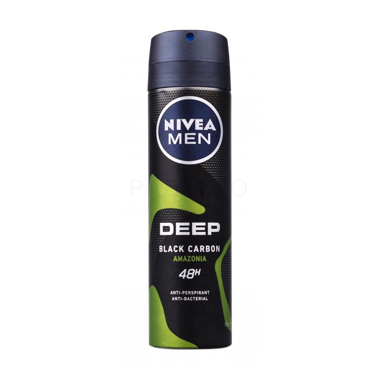 Nivea Men Deep Black Carbon Amazonia 48H Izzadásgátló férfiaknak 150 ml