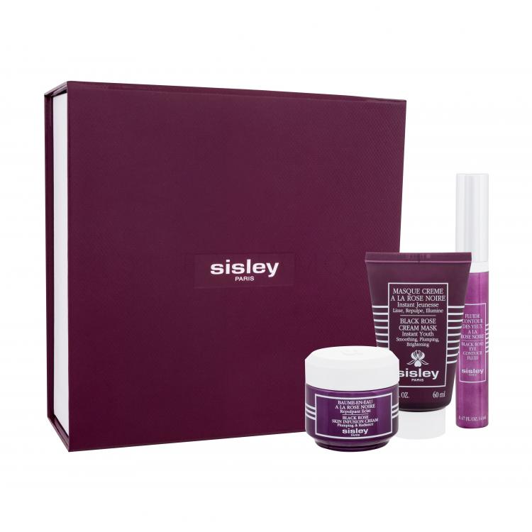 Sisley Black Rose Ajándékcsomagok Black Rose Skin Infusion Cream nappali arckrém 50 ml + Black Rose Cream Mask arcpakolás 60 ml + Black Rose Eye Contour Fluid szemkörnyékápoló gél 14 ml