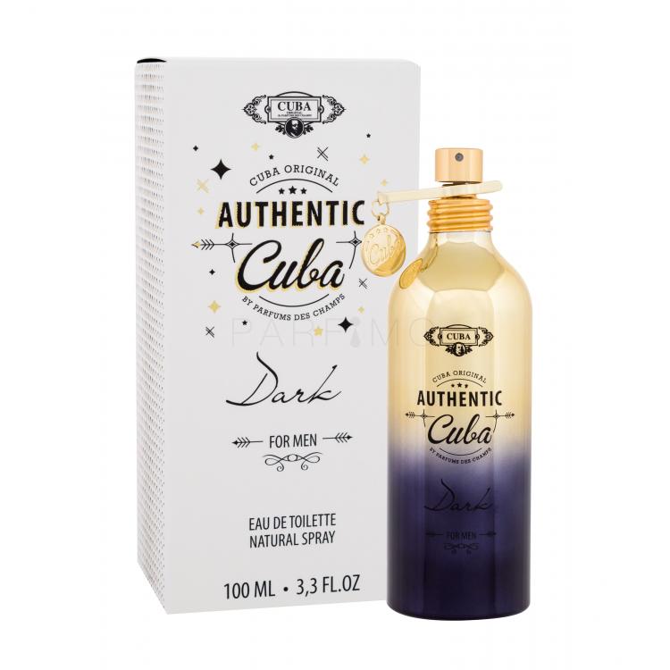 Cuba Authentic Dark Eau de Toilette férfiaknak 100 ml