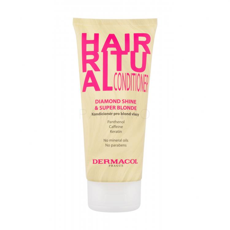 Dermacol Hair Ritual Diamond Shine &amp; Super Blonde Conditioner Hajkondicionáló nőknek 200 ml