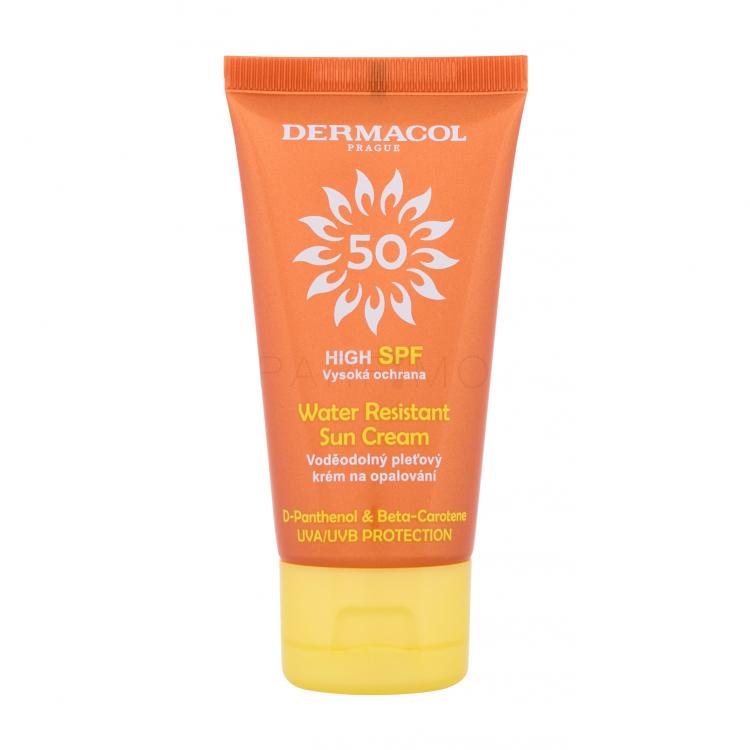 Dermacol Sun Water Resistant Cream SPF50 Fényvédő készítmény arcra 50 ml