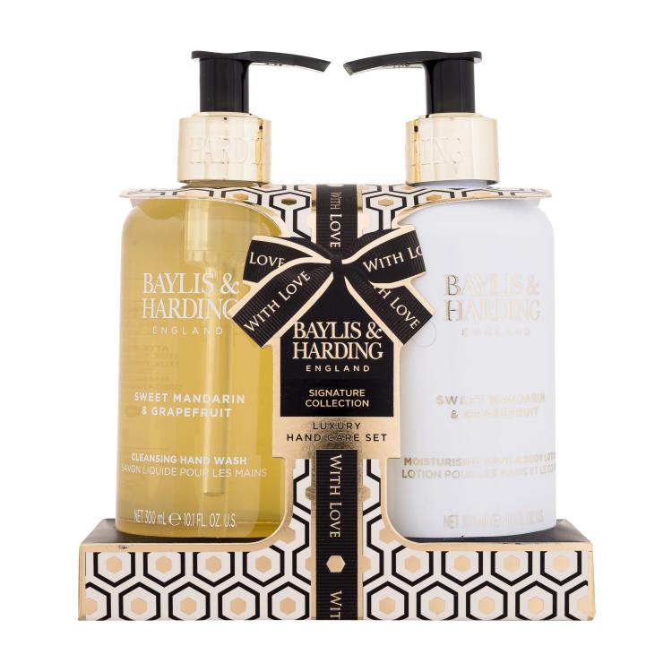 Baylis &amp; Harding Sweet Mandarin &amp; Grapefruit Signature Collection Set Ajándékcsomagok Sweet Mandarin &amp; Grapefruit testápoló tej 300 ml + Sweet Mandarin &amp; Grapefruit folyékony szappan 300 ml