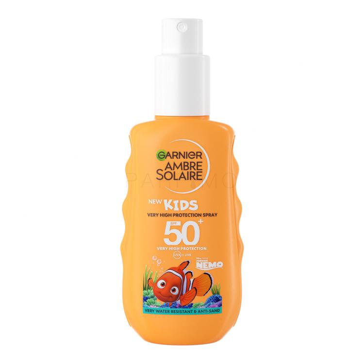 Garnier Ambre Solaire Kids Sun Protection Spray SPF50 Fényvédő készítmény testre gyermekeknek 150 ml