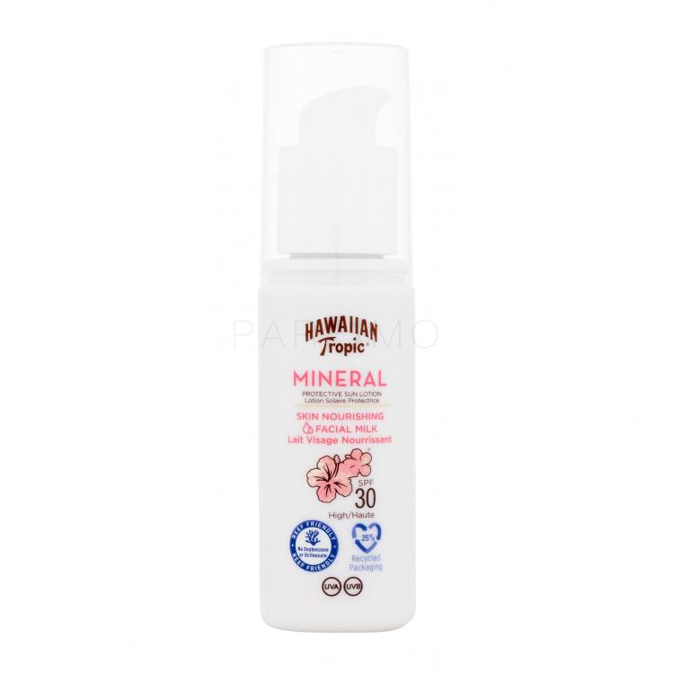 Hawaiian Tropic Mineral Skin Nourishing Facial Milk SPF30 Fényvédő készítmény arcra 50 ml