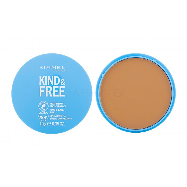 Rimmel London Kind &amp; Free Healthy Look Pressed Powder Púder nőknek 10 g Változat 040 Tan