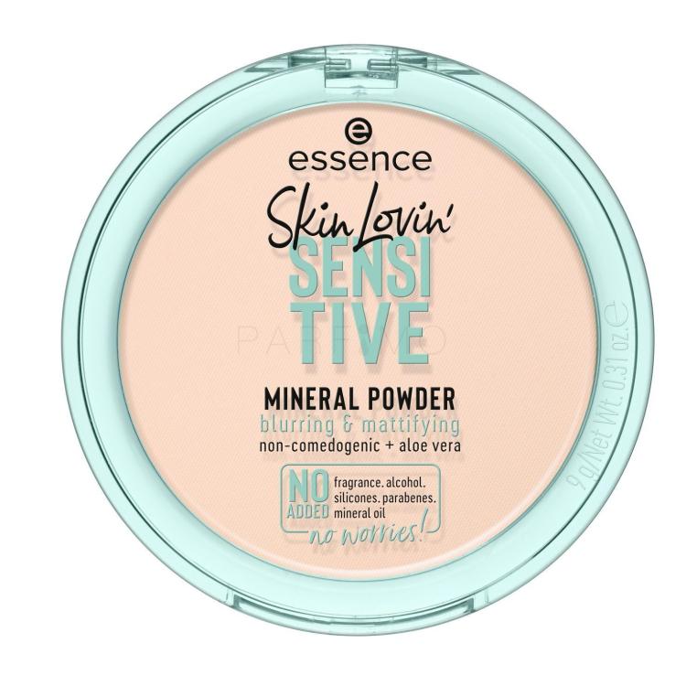 Essence Skin Lovin&#039; Sensitive Mineral Powder Púder nőknek 9 g Változat 01 Translucent