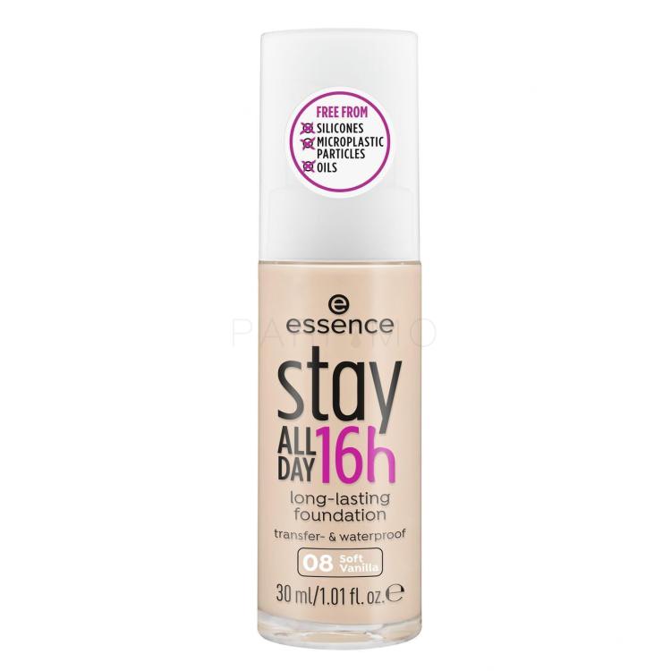 Essence Stay All Day 16h Alapozó nőknek 30 ml Változat 08 Soft Vanilla