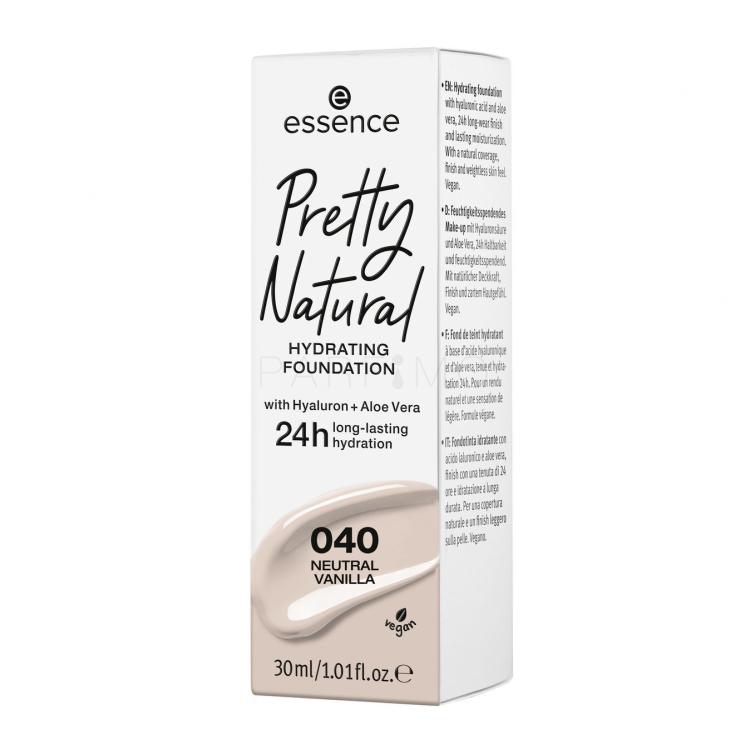 Essence Pretty Natural 24h Alapozó nőknek 30 ml Változat 040 Neutral Vanilla