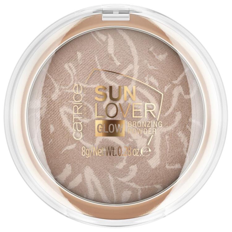 Catrice Sun Lover Glow Bronzing Powder Bronzosító nőknek 8 g Változat 010 Sun-kissed Bronze