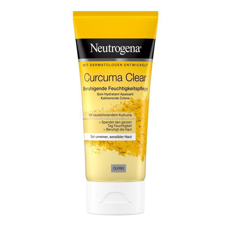 Neutrogena Curcuma Clear Moisturizing and Soothing Cream Nappali arckrém 75 ml