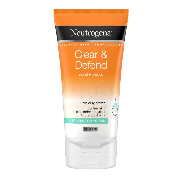 Neutrogena Clear &amp; Defend Wash-Mask Arcmaszk 150 ml