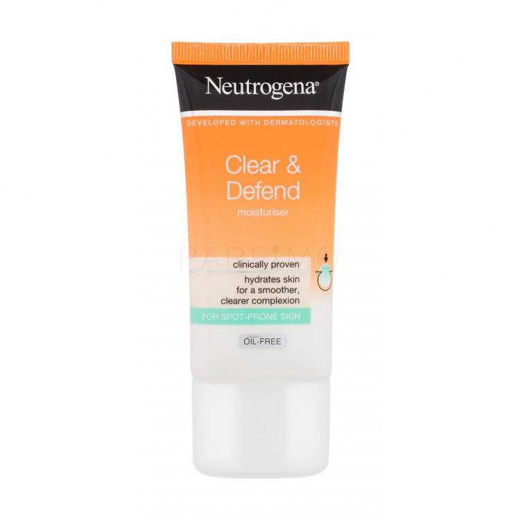 Neutrogena Clear &amp; Defend Moisturizer Nappali arckrém 50 ml