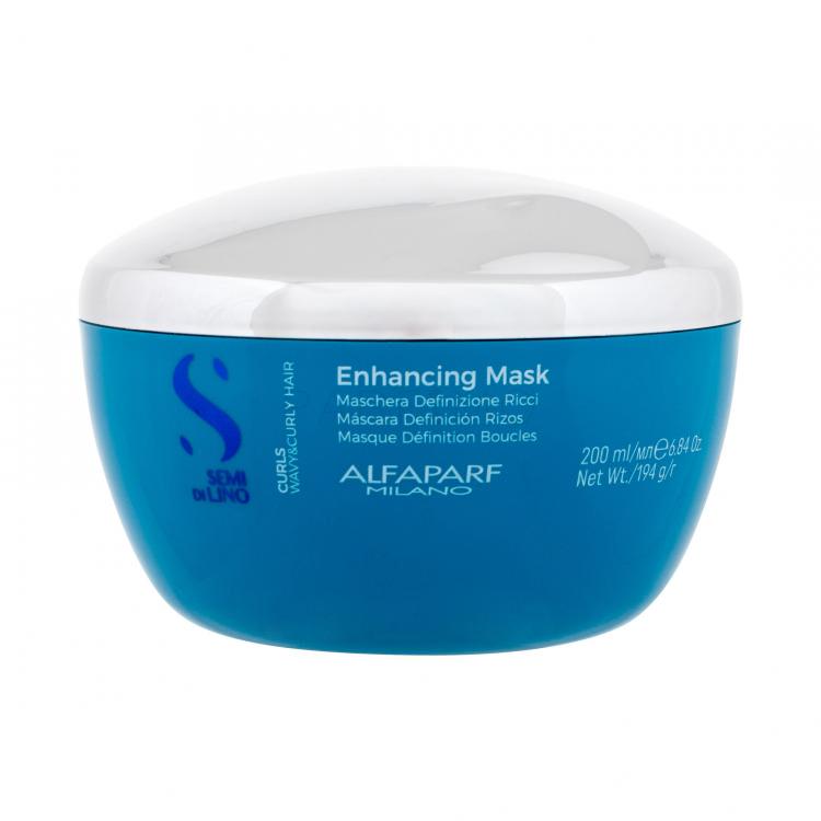 ALFAPARF MILANO Semi Di Lino Curls Enhancing Mask Hajpakolás nőknek 200 ml